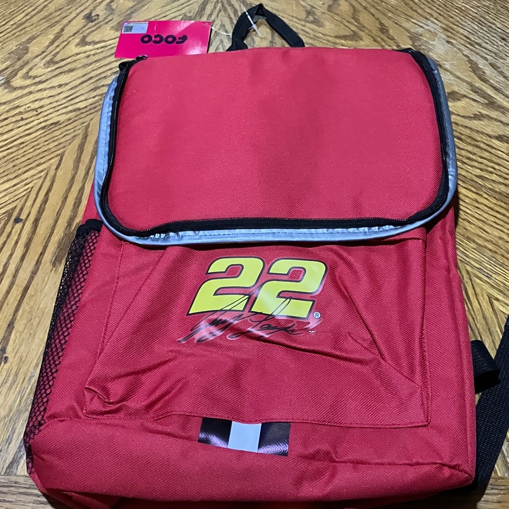 NASCAR 22 lunch backpack
